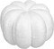 Artificial Pumpkins Realistic Foam Pumpkin White Pumpkin for Decorating Painting Carving DIY Craft Halloween Fall Harvest Thanksgiving Party Decoration